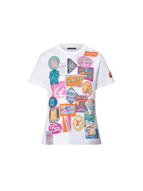 Louis Vuitton Travel Patch Print T-Shirt