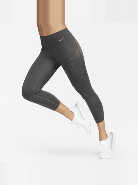 Nike Go Women's Firm-Support Mid-Rise Cropped Leggings with Pockets