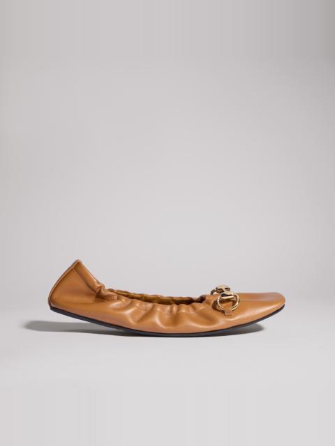 GUCCI Women's ballet flat with Horsebit