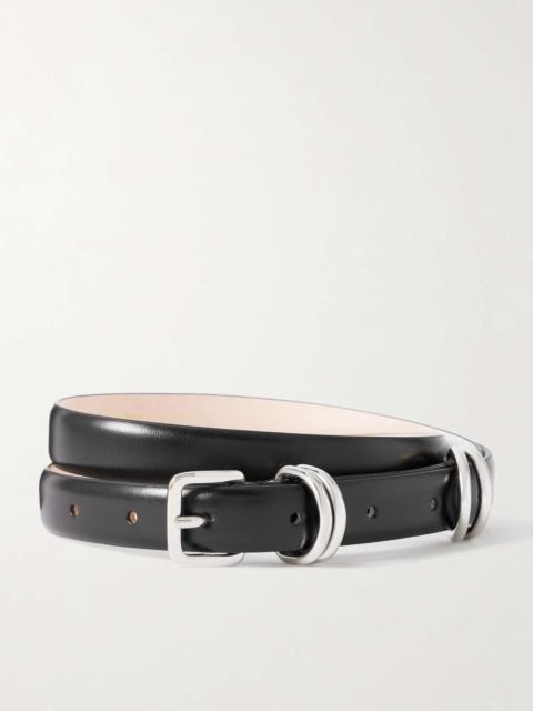 DÉHANCHE Constance leather waist belt Black