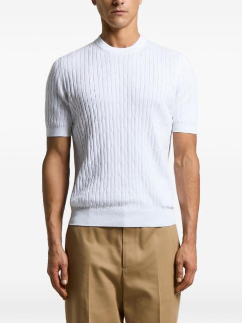 PESERICO cable-knit T-shirt