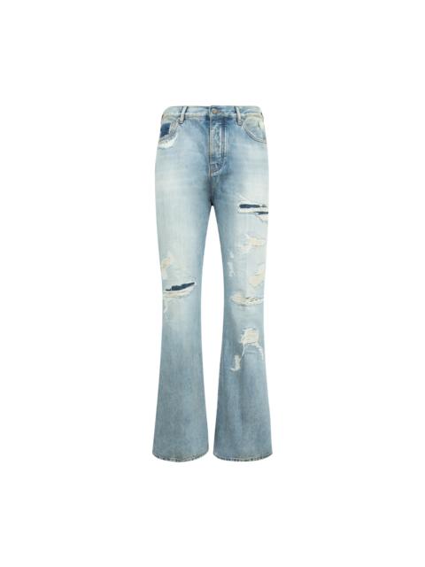 AMIRI DISTRESSED BOOT CUT JEAN