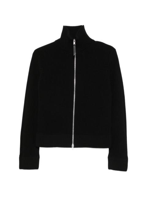Maison Margiela Maison Margiela Ribbed-knit Zip-up Jacket