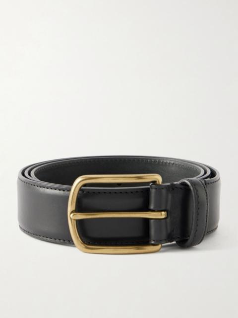 OFFICINE CREATIVE 4cm Leather Belt Black