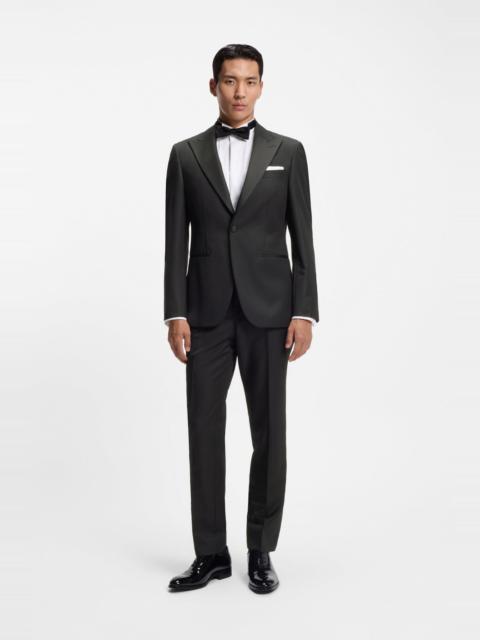 BOSS TWO-PIECE SLIM-FIT TUXEDO SUIT BLENDED WITH SILK