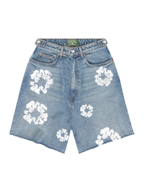 Denim Tears Wreath Jean Short 'Light Wash'