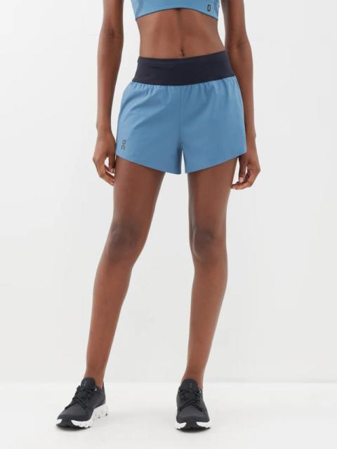 Double-layer shell running shorts
