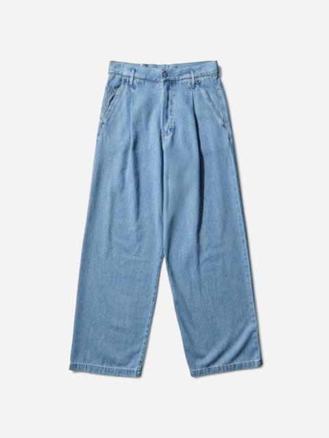 Dries Van Noten Men's Pleated Jeans Light Blue