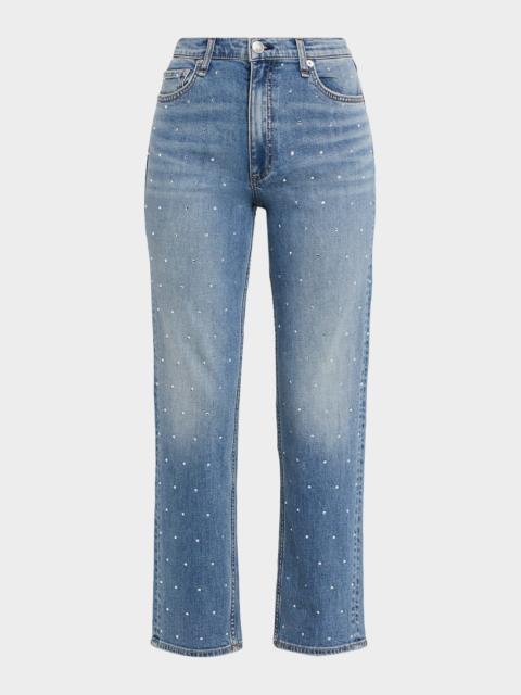 rag & bone Harlow Ankle Straight Jeans