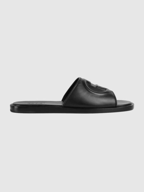 GUCCI Men's slide sandal with Interlocking G