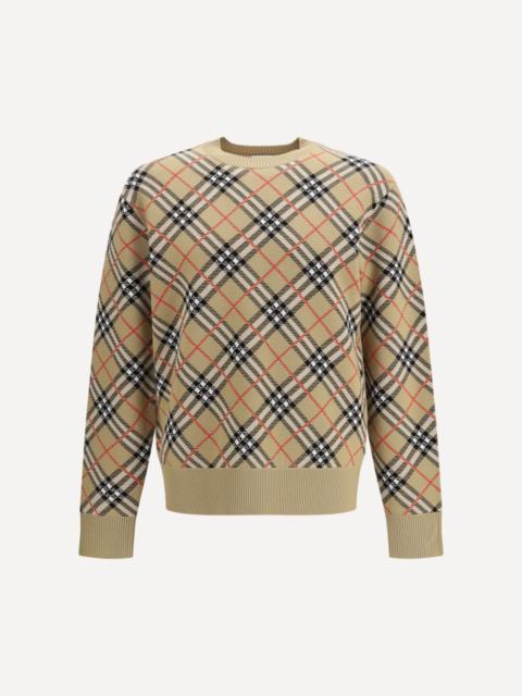 Burberry Wool Check Sweater