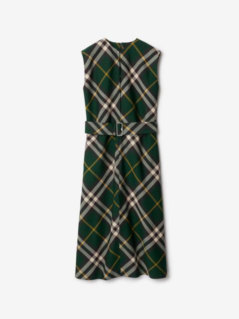 Burberry Check Wool Dress