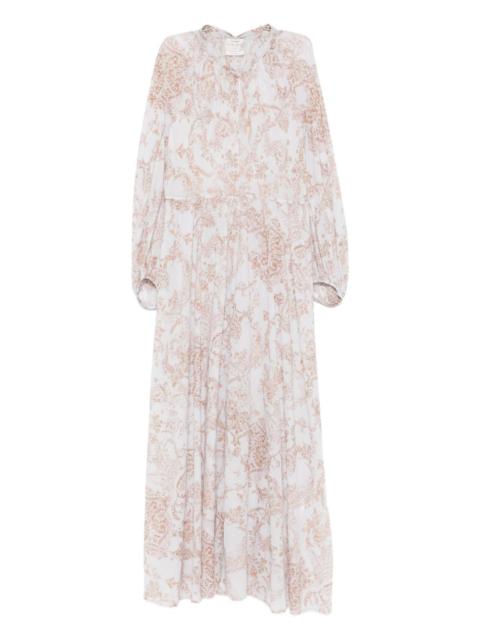 forte_forte floral-print maxi dress