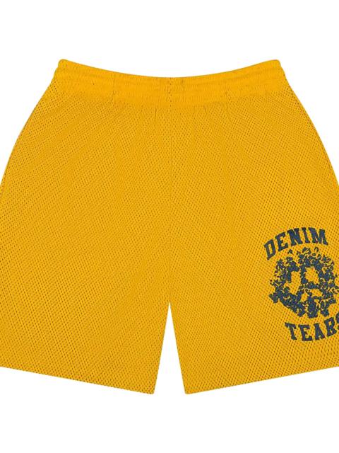 DENIM TEARS Denim University Mesh Shorts "Yellow" DT382