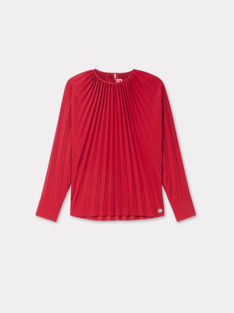 KENZO 'Sun-ray' pleated blouse