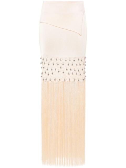 rabanne fringed maxi skirt