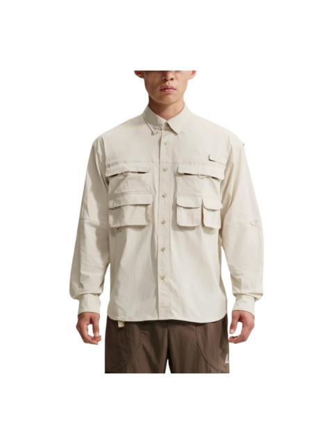 Nike Nike x ACG Orb Weaver Dri-FIT ADV UV Shirt 'LT Orewood BRN Cream II' HJ2466-104