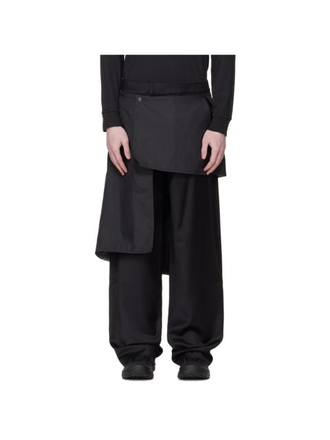 HELIOT EMIL™ Black Levade Tailored Trousers