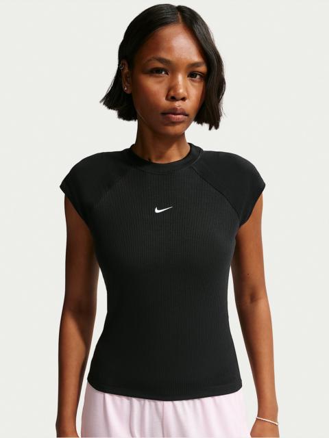Nike Sportswear Chill Knit Women's Tight Short-Sleeve Ribbed Top