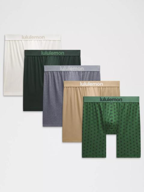 lululemon Always In Motion Boxer Brief 7" *5 Pack