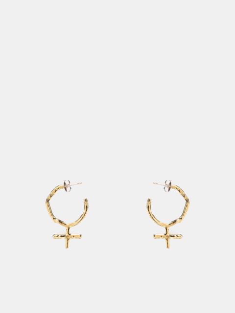Martine Rose Fem Symbol Earrings