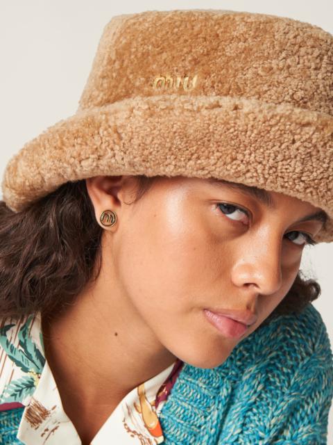 Miu Miu Shearling bucket hat