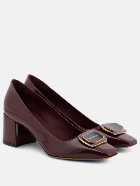 FERRAGAMO Vella 60 patent leather pumps