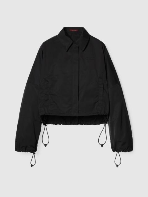 Polyester twill bomber jacket