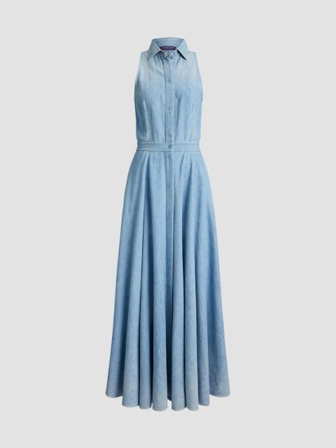 Ralph Lauren Women's Peyten Denim Sleeveless Day Dress - Cirrus Indigo