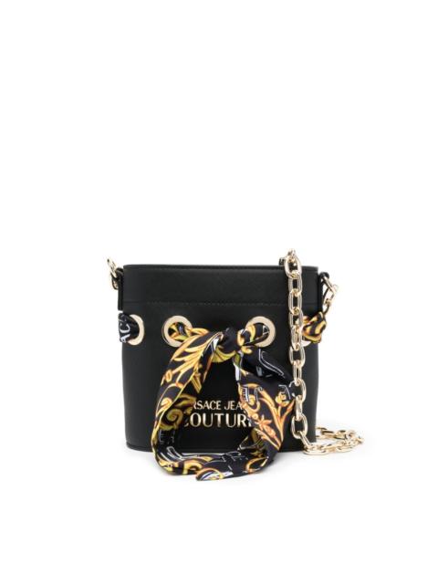 VERSACE JEANS COUTURE scarf-embellished crossbody bag