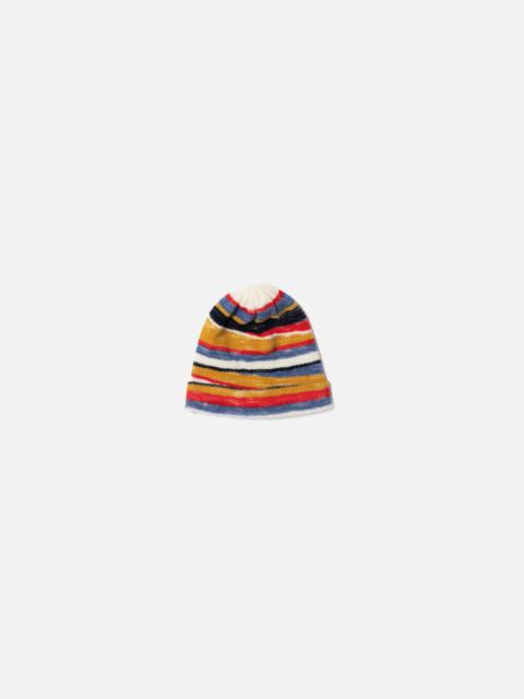 The Elder Statesman JASPER RIB STRIPE BEANIE