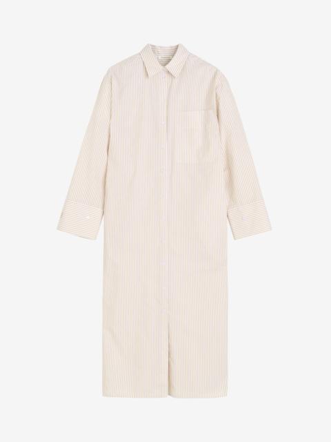 BY MALENE BIRGER By Malene Birger Perroti Cotton Maxi Dress - Dark Sand Stripe
