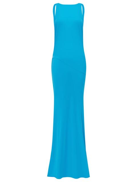 ALEX PERRY Open Back Jersey Drape Gown