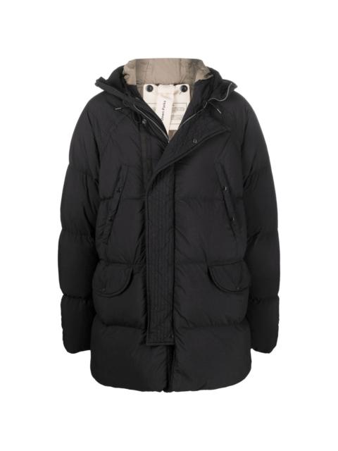 Ten C hooded padded coat