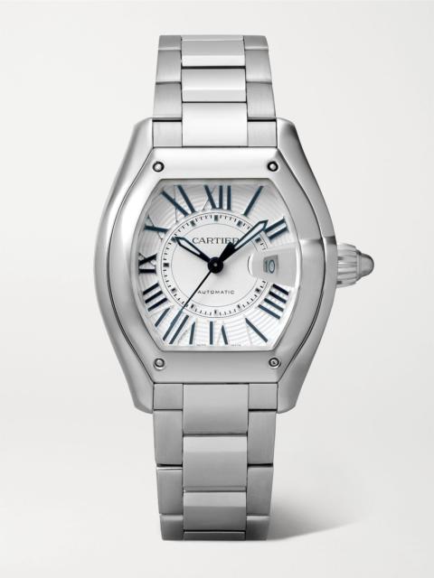 Cartier Roadster medium automatic steel watch, ref. CRWSRD0019 Gray