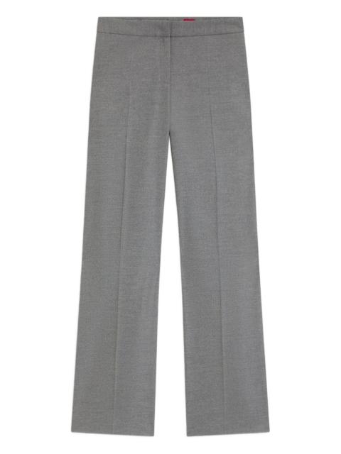 HUGO concealed-closure trousers