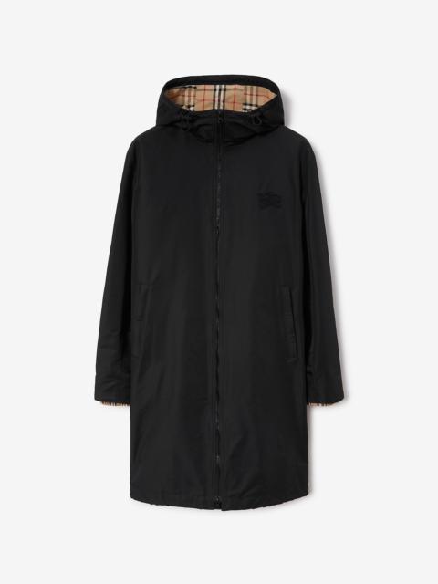 Burberry EKD Appliqué Nylon Hooded Coat