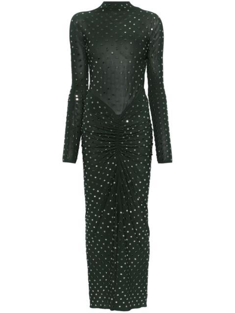 Alaïa draped maxi dress