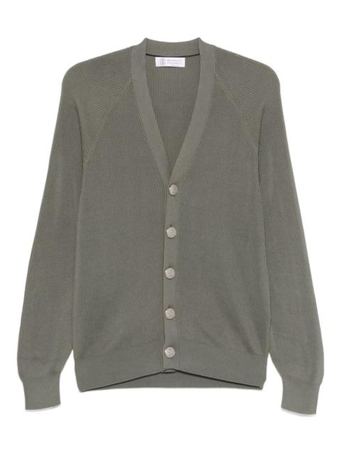 Brunello Cucinelli ribbed button cardigan