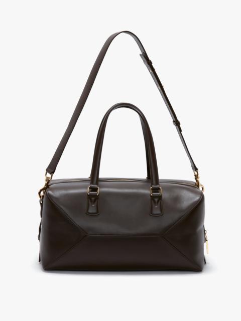 Victoria Beckham Medium Gym Bag In Chocolate Brown