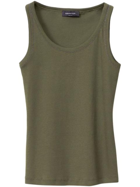 FABIANA FILIPPI racerback jersey tank top