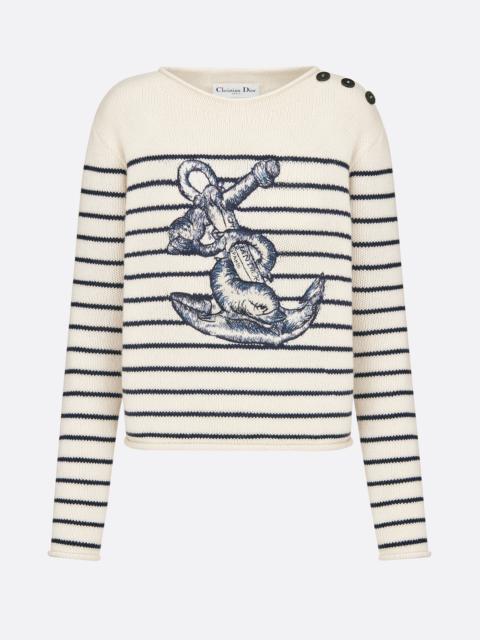 Dior Dior Marinière Embroidered Sweater