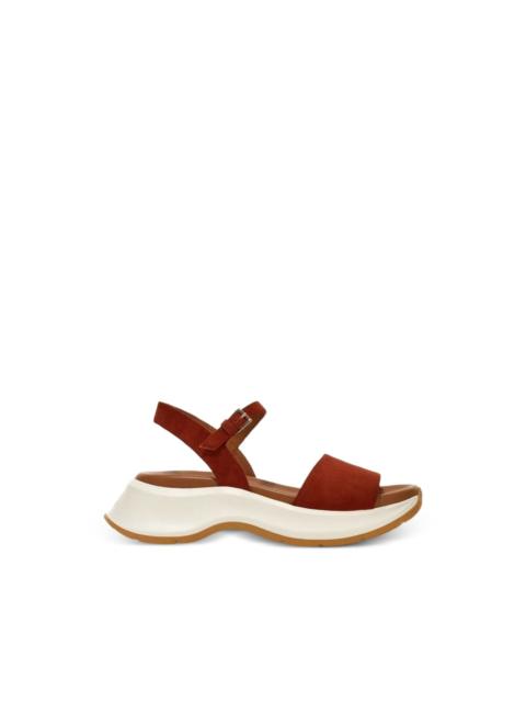 HOGAN buckle strap sandals
