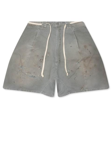 RRR123 CORDUROY PONTIUS SHORT - GREY