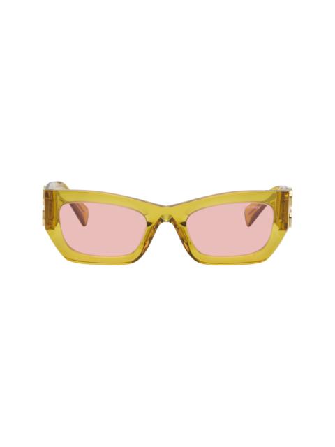 Miu Miu Yellow Miu Glimpse Sunglasses
