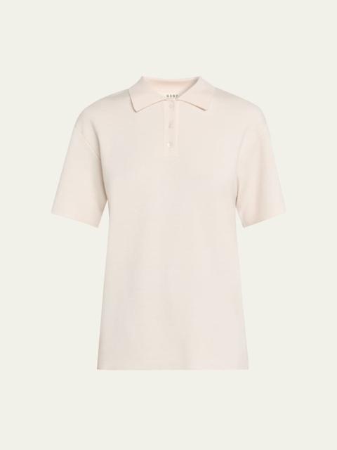 6397 Double-Knit Wool Cashmere Polo