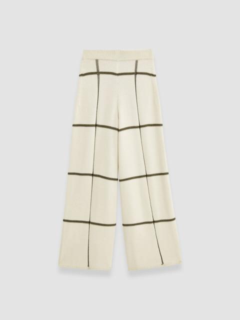 JOSEPH Grid Cotton Silk Culottes