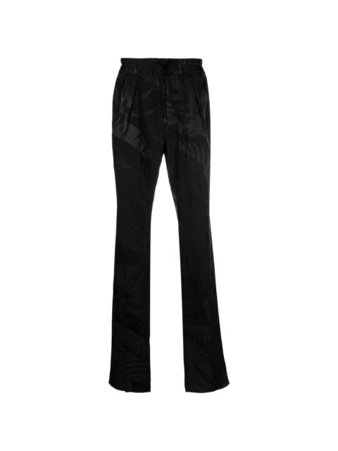 TOM FORD jacquard-pattern elasticated trousers