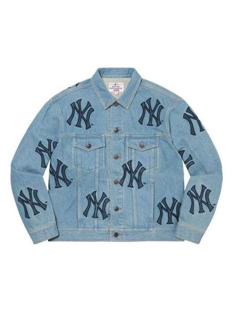 Supreme Supreme x New York Yankees Denim Trucker Jacket