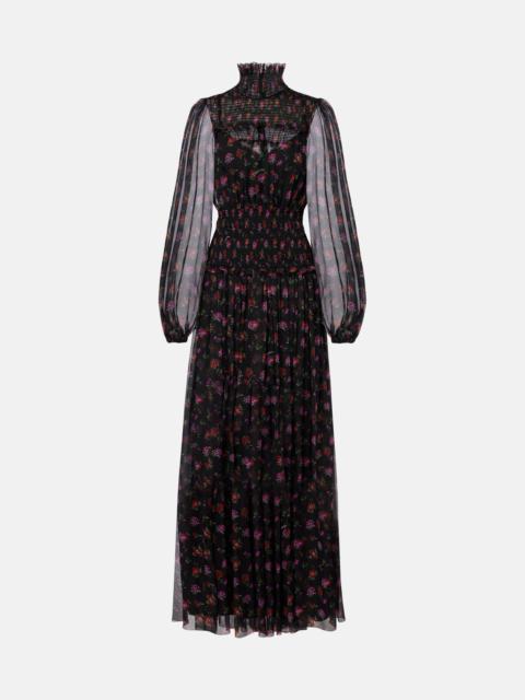 Dolce & Gabbana Floral silk chiffon maxi dress